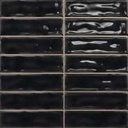 Настенная плитка Sticks Black 20x20 Absolut Keramika глянцевая керамическая