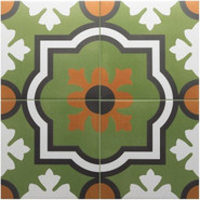 Декор Rivoli Monaco Verde 20x20 Equipe керамогранит матовый 30711