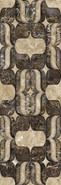 Настенная плитка Venecia Dec Damasc 33x100 глянцевая, рельефная керамическая
