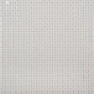 Мозаика JP-405(M) (мелкая белая) стекло 30.5х30.5 см глянцевая чип 15х15 мм, белый