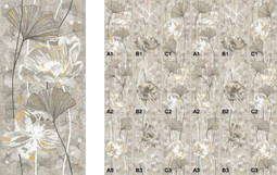 Декор Sartoria Pannello Ginko Modulare 50x100 Petracer`s матовый керамический SA GINKO