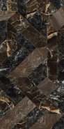 Декор Outline Dark Levigato+Rettificato 60x120 полированный керамогранит