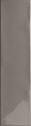 Настенная плитка Gloss Dark Grey 7.5x30 глянцевая керамическая