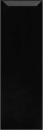 Настенная плитка Monopole Fresh Negro Brillo Bisel 10x30 (1,02), глянцевая керамическая