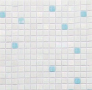 Мозаика Azure(m)  Mix-1 20х20 стекло 32.7x32.7
