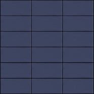 Мозаика Seta Oceano керамика 30х30 см Appiani матовая чип 50х100 мм, синий SET 2008