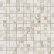 Мозаика Roma Gold Calacatta Oro Mosaico 30,5x30,5 керамика глянцевая, бежевый, белый 36970
