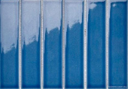 Мозаика Porcelain mosaic Mosaic 4.5x19.5 Y45P337 Синяя глянцевая керамогранит 19.5х28.8 см чип 45х195 мм