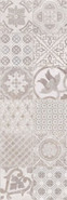 Декор Porto Vetro Grey W\DEC M 25x75 NR Glossy 1 глянцевый керамический