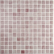 Мозаика Ezarri 2524-B стекло 31.3х49.5 см глянцевая чип 25х25 мм, розовый