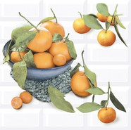 Панно Vogue Citrus 2 Azori 40.2x40.5 глянцевое керамическое
