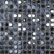 Мозаика Aura Black Черный (на сетке)