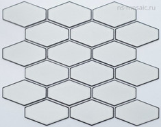 Мозаика R-318 керамика 26.8х29.4 см матовая чип 60х95 мм, серый
