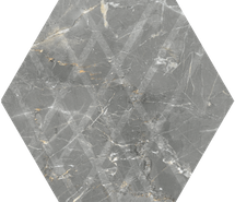 Керамогранит Marvelstone Light Grey Heksagon Gres Szkl. Mat. Paradyz Ceramika 17.1х19.8 матовый универсальный 5900144011588