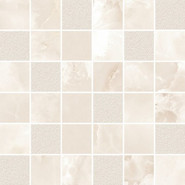 Мозаика Latila Mosaic керамика 30х30 глянцевая, матовая, бежевый, белый 587433006