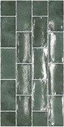 Настенная плитка Altea Pine Green 7,5x15 Equipe глянцевая керамическая 27612