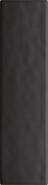 Настенная плитка Masovia Nero Matt Str 7.8х29.8 Tubadzin матовая, рельефная (структурированная) керамическая 5900199257818