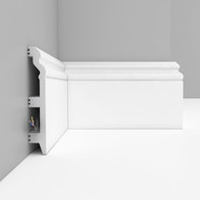 Плинтус напольный D233-115 ДМ Decomaster (120х23х2400 мм)