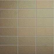 Мозаика Metallica Bronzo керамика 30х30 см Appiani глянцевая чип 50х100 мм, бежевый MTL 2004