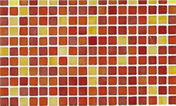 Мозаика Rojo - часть 6 2.5x2.5 стекло 31.3х49.5