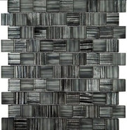 Мозаика GM8503 стекло 30x30 см глянцевая чип 30x30 мм, серый