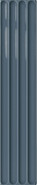 Настенная плитка Plinto In Blue Gloss 10.7х54.2 DNA Tiles глянцевая, рельефная (структурированная) керамическая 78803283