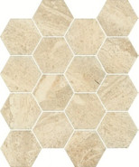 Мозаика Sunlight Stone Beige Hexagon 22x25,5 керамическая
