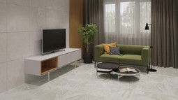 Керамогранит K-701/MR Central Park White 60х120 см (толщина 10 мм) Kerranova глазурованный, матовый универсальный 98475