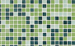 Мозаика Verde - часть 6 2.5x2.5 стекло 31.3х49.5