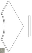 Керамогранит Rock Bor.60x60 Ang. Round 30/Рок Борт. 60x60 Угл. Закр.30