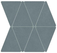 Мозаика Boost Natural Cobalt Mosaico Rhombus 36,7x33,8 керамогранит матовая, синий A7CS