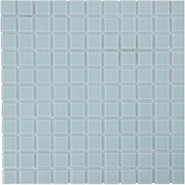 Мозаика стеклянная Aquaviva Сristall Белая LM-NW 30х30 см глянцевая чип 25х25 мм, 016973