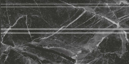 Плинтус FMA034R Коррер Чёрный глянцевый обрезной 15х30 Kerama Marazzi керамический