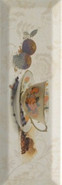 Декор Monopole Decor Bonjour Café Marfil 10x30, глянцевый керамический