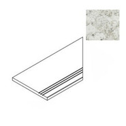 Керамогранит Forte Dei Marmi Quark Brazilian White Round Ang. Dx 30x60 Atlas Concorde матовый бортик закругленный правый 620090001120