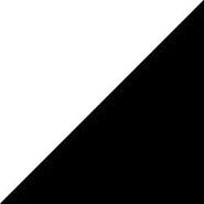 Вставка TR1/2D14/1Ch Black Half Dot Triangles 2,5х2,5 ная матовая керамогранит