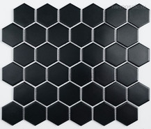 Мозаика PS5159-05 керамика 28.1х32.5 см матовая чип 51х59 мм, черный