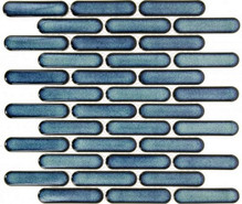 Мозаика Imagine Lab KSR3-7R керамика 30х30 см матовая чип 23x98 мм, голубая