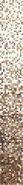 Мозаика Trek №1-8 (комплект из 8шт.) 2.5x.2.5 стекло 30х240
