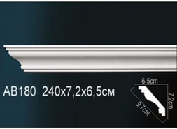 Перфект Карниз потолочный гладкий AB180F