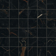 Мозаика Forte dei Marmi Ombra di Caravaggio Mosaic Lap 30x30 керамогранит лаппатированная, коричневый, черный 610110001056
