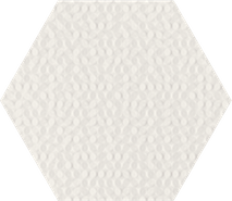Настенная плитка Noisy Whisper White STR Paradyz Ceramika 17.1x19.8 рельефная (структурированная) керамическая CPNO0005