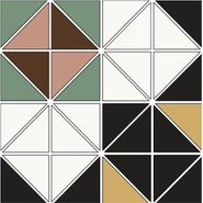 Керамогранит Медея (1) Ф-(19/01/07/15/09/06) 29х29 Metlaha матовый напольная плитка