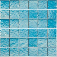 Мозаика PW4848-22 керамика 30.6х30.6 см глянцевая чип 48х48 мм, голубой