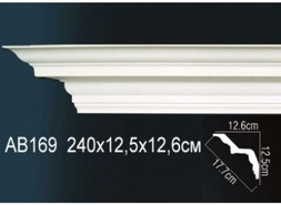 Перфект Карниз потолочный гладкий AB169