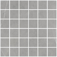 Мозаика Allure Mosaic 55 Grey Soft 30x30 керамогранит Living Ceramics матовая чип 55х55 мм, серый LV11136
