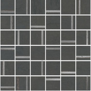 Декор SG640520/MM Гварди 2 Мозаичный Антрацит матовый обрезной 30х30 Kerama Marazzi керамогранит