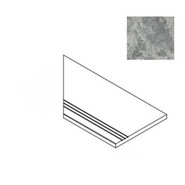 Керамогранит Forte Dei Marmi Quark Persian Grey Round Ang. Sx 30x60 Atlas Concorde матовый бортик закругленный левый 620090001085