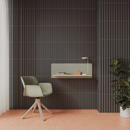 Настенная плитка Faces Liso Coal 5х40 Wow матовая керамическая 131521