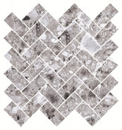 Мозаика K-331/MR/m06/282x303x9 керамогранит Kerranova Terrazzo матовая, серый